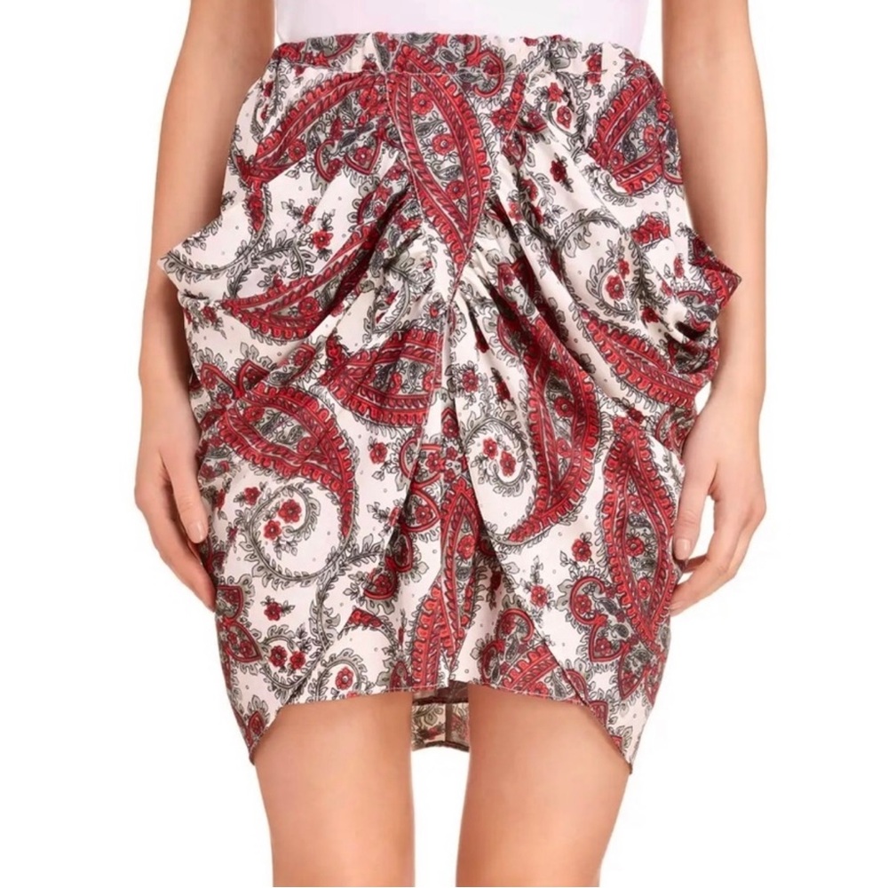 NEW ISABEL MARANT PAISLEY PRINT MINI SKIRT